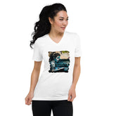 Keys And Strings Magic Unisex Short Sleeve V-Neck T-Shirt - Beyond T-shirts
